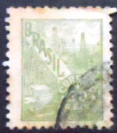 Selo postal do Brasil de 1941 Petróleo 20 N