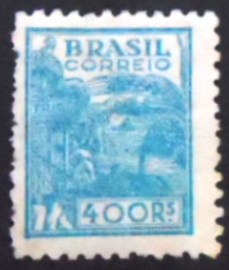 Selo postal do Brasil de 1943 Trigo