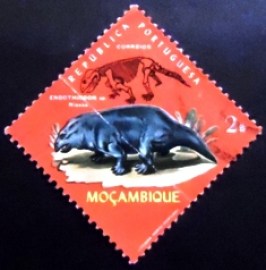 Selo postal de Moçambique de 1971 Endothioden sp.