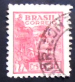 Selo postal do Brasil de 1946 Agricultura 30