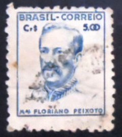 Selo postal do Brasil de 1950 Marechal Floriano Peixoto 5