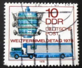 Selo postal da Alemanha Oriental de 1978 Radio Tower