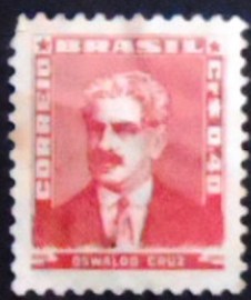 Selo postal do Brasil de 1954 Oswaldo Cruz 40