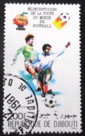 Selo postal de Djibouti de 1981 Players Different