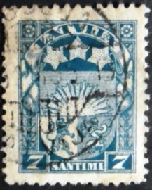 Selo postal da Letônia de 1931 Latvian Coat of Arms