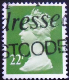 Selo postal do Reino Unido de 1984 Queen Elizabeth II 22