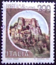 Selo da Itália de 1980 Cerro al Volturno