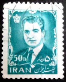 Selo postal do Iran de 1964 Mohammad Rezā Shāh Pahlavī