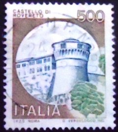 Selo da Itália de 1980 Castles Rovereto