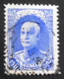 Selo postal do Iran de 1938 Rezā Shāh Pahlavi