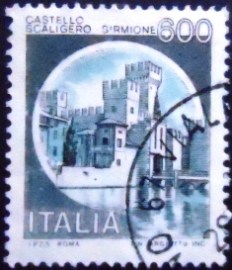 Selo da Itália de 1980 Castles Sirmione