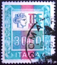 Selo da Itália de 1979 High Values 3000