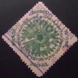 Selo postal do Brasil de 1937 Esperanto