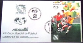 Envelope EPD de 1986 Copa do Mundo do México