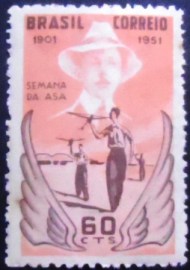 Selo postal comemorativo do Brasil de 1951 - C 270 N
