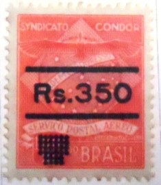 Selo postal do Brasil de 1930 Sindicato Condor K14