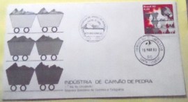 Envelope FDC Oficial de 1980 Indústria de Carvão de Pedra