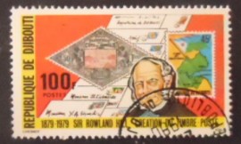 Selo postal de Djibouti de 1979 Sir Rowland Hill