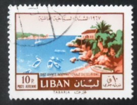 Selo postal do Líbano de 1967 Tabarja