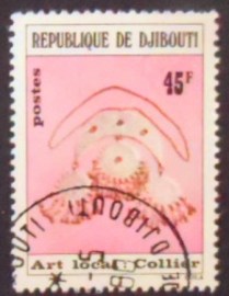 Selo postal de Djibouti de 1978 Silversmith's Art