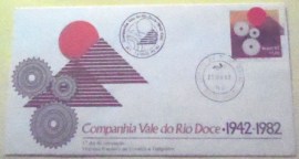 FDC Oficial nº 253 de 1982 Vale do Rio Doce