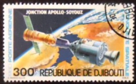 Selo postal de Djibouti de 1980 Apollo-Soyuz Space Project