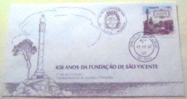 FDC Oficial nº 254 de 1982 Fundação de São Vicente