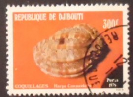 Selo postal de Djibouti de 1979 Large Harp