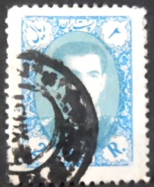 Selo postal do Iran de 1957 Mohammad Rezā Shāh Pahlavī