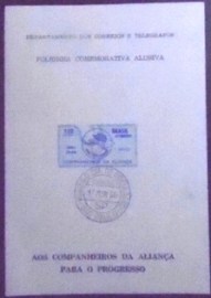 Folhinha Oficial de 1966 nº 25 Aliança para o Progresso