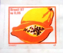 Sele postal do Brasil de 1999 Mamão N