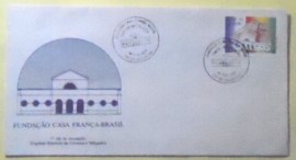 FDC Oficial de 1990 nº 507 Casa França-Brasil