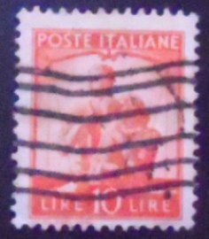 Selo postal da Itália de 1947 Work Justice and Family