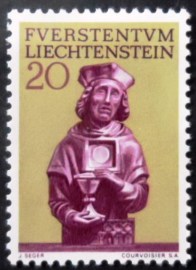 Selo postal de Liechtenstein de 1966 St Florian