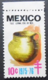 Selo postal do México de 1975 Tule Lerma