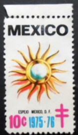 Selo postal do México de 1975 Espejo Mexico