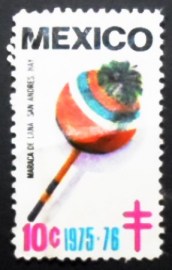 Selo postal do México de 1975 Marica de Lana