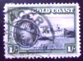 Selo postal da Costa do Ouro de 1938 King George VI