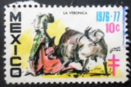 Selo postal do México de 1976 La Veronica