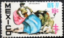 Selo postal do México de 1976 Un Adorno