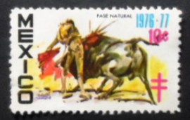 Selo postal do México de 1976 Fase Natural