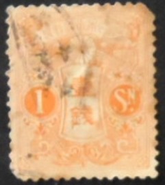 Selo postal do Japão de 1914 Tazawa