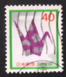 Selo postal do Japão de 1983 Origami Crane
