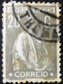 Selo postal de Portugal de 1924 Ceres
