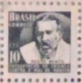 Selo postal do Brasil de 1963 Padre Bento H 9 N