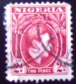 Selo postal da Nigéria de 1944 King George VI 2