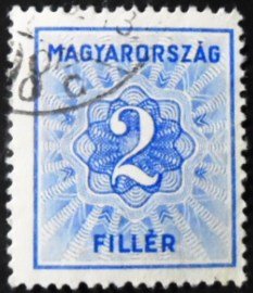 Selo postal da Hungria de 1934 Postage due