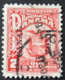 Selo postal do Panamá de 1924 Coat of arms
