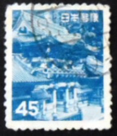 Selo postal do Japão de 1952 Yomei Gate