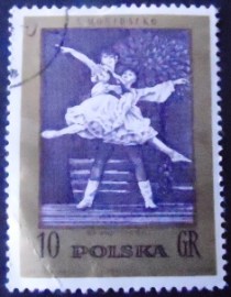Selo postal da Polônia de 1972 On the Billet